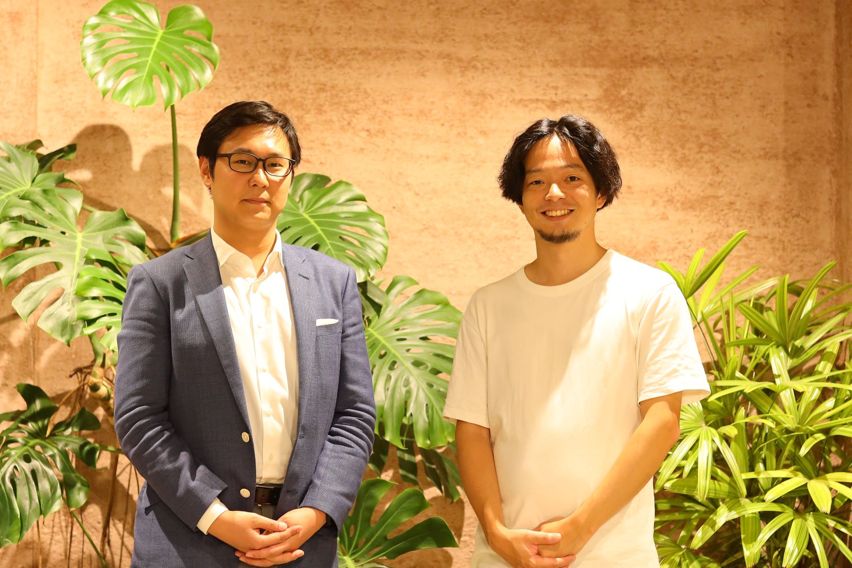 左:宮田純也氏 右:はたらく部代表 山本 将裕